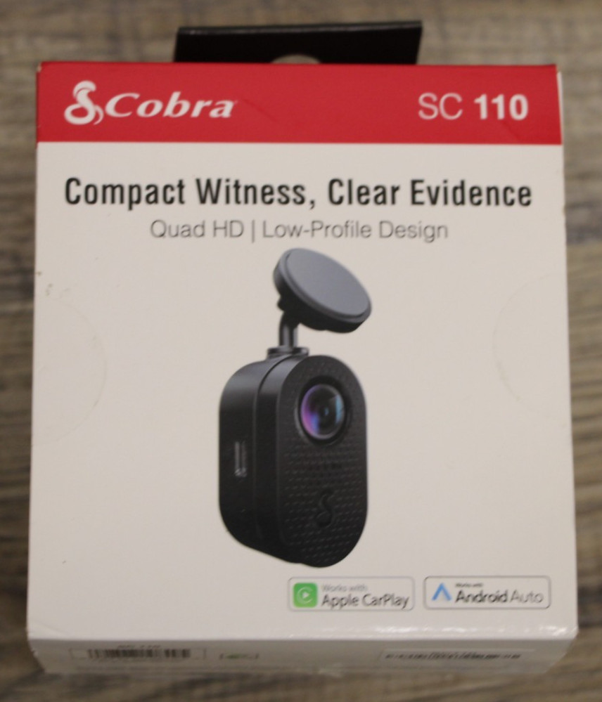 Cobra SC 110 Compact Witness, Clear Evidence Quad HD Low Profile Design