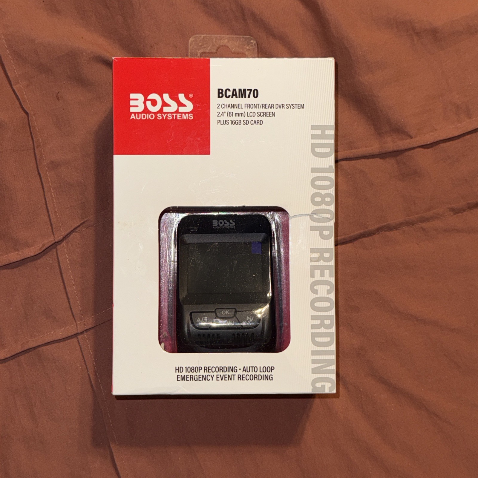 Boss Audio BCAM20 Vehicle Dash Cam DVR System with 1.5 LCD Screen FULL HD 1080P