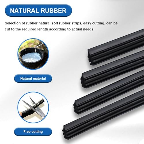 4PCS Wiper Blade Refill, Universal Car Accessories, 26″ Adjustable Size 18Inch