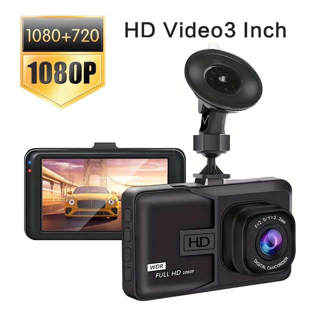 XUSHIDZ NEW 1080P HD Dash Camera Loop Recording Car Vehicle DVR Video Recorder