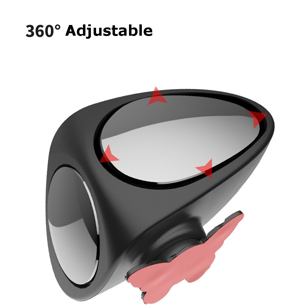 360° Car Blind Spot Convex Mirror Automibile Exterior Rear View Parking Mirror