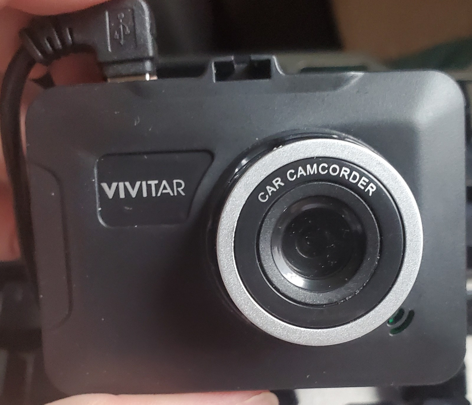 Brand New- Sealed -VIVITAR Car Video Security Black Dash Cam DCM108-NOC w/mount