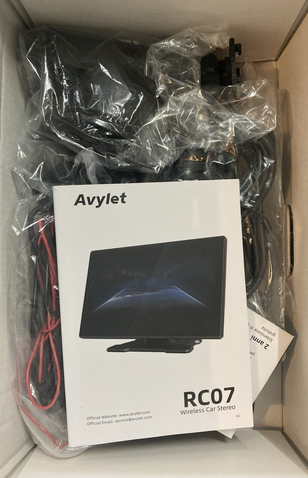 Avylet RC07 9” Wireless Apple Carplay Screen & Android Auto with 4K