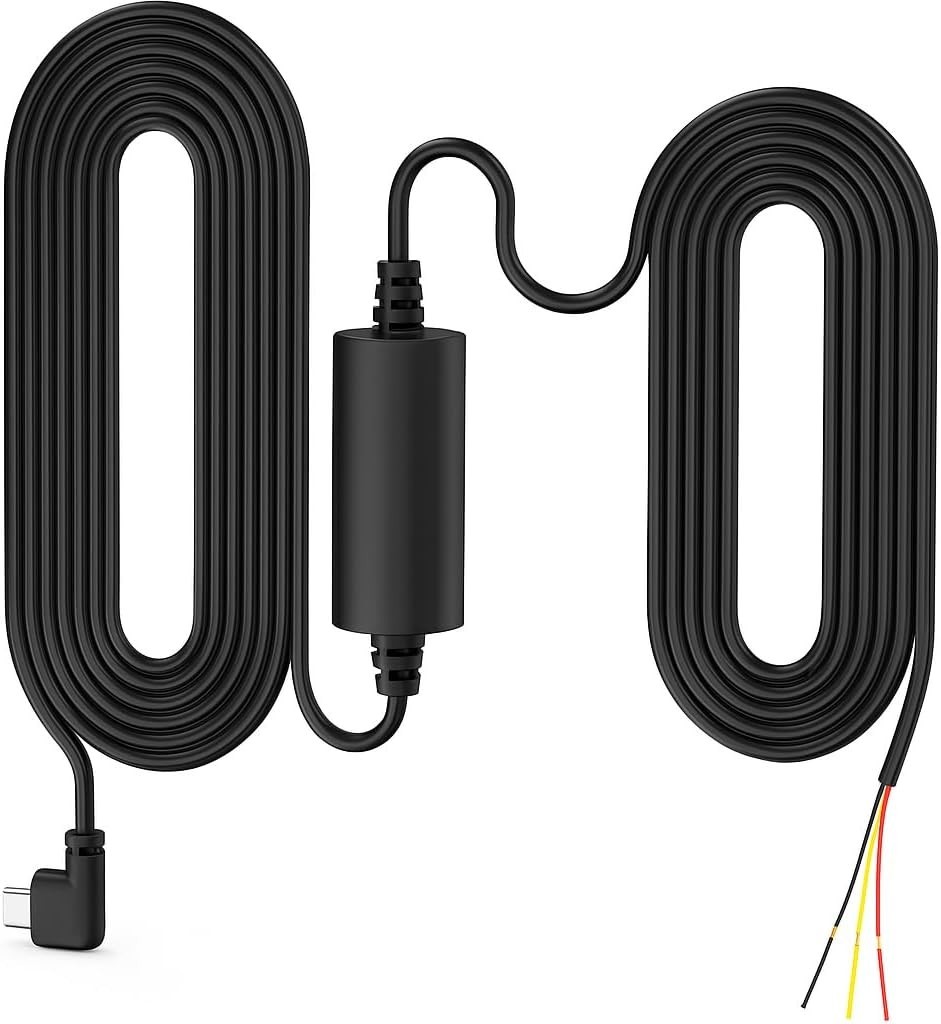 Durable Micro USB Hardwire Kit for Dash Cam – 24/7 Monitoring & Battery Safety