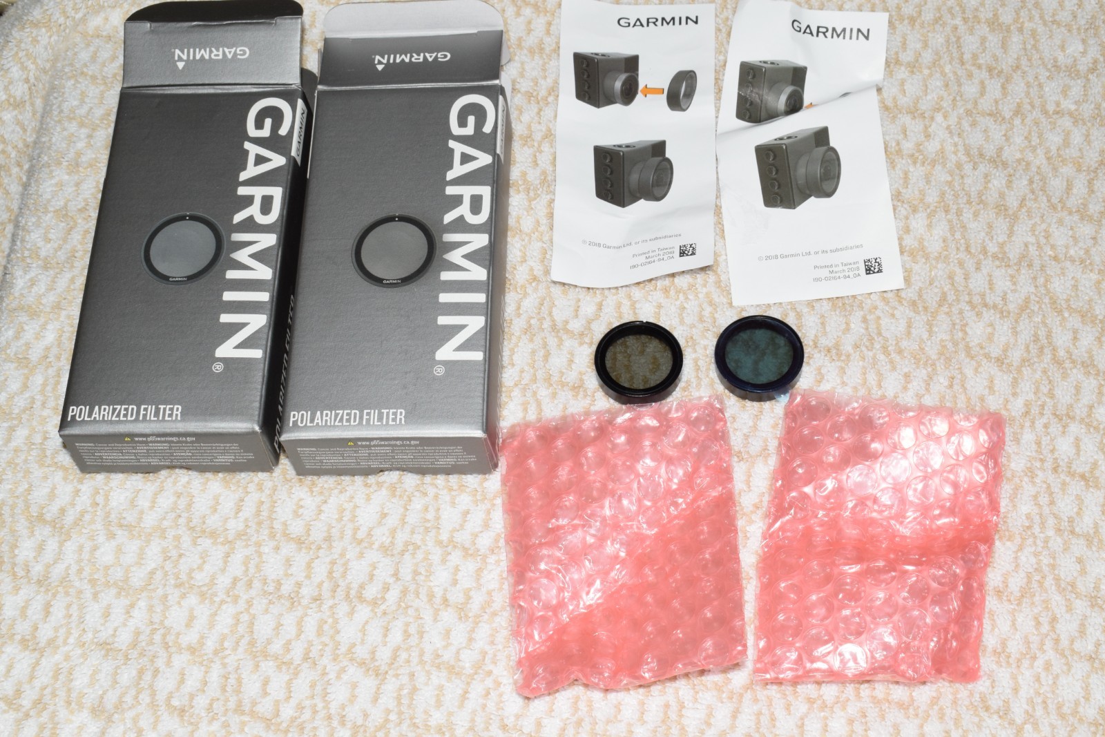 Two Garmin Polarized Lens Covers for Dash Cam (010-12530-18)