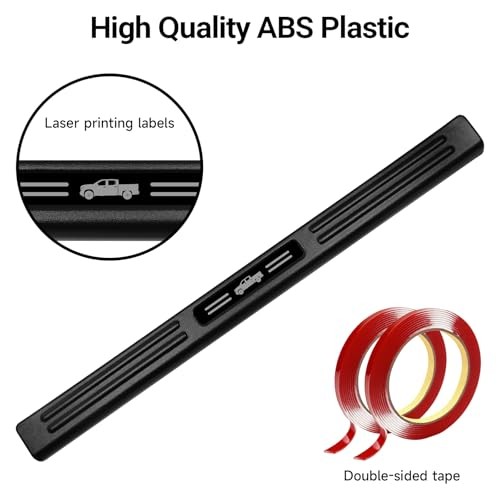 Upgraded Car Logo Door Sill Guards for 2019-2026 Chevy Silverado GMC-Car