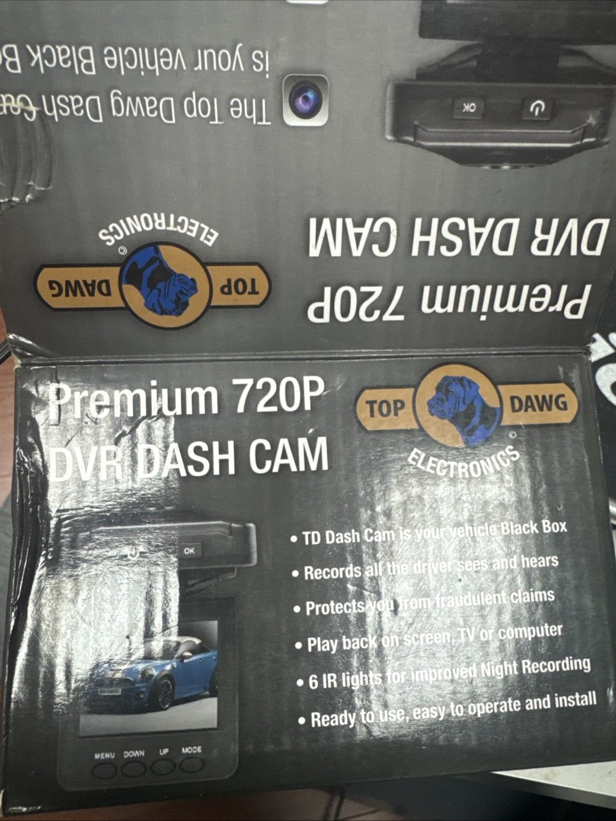Top Dawg Electronics HD DVR DASH CAM