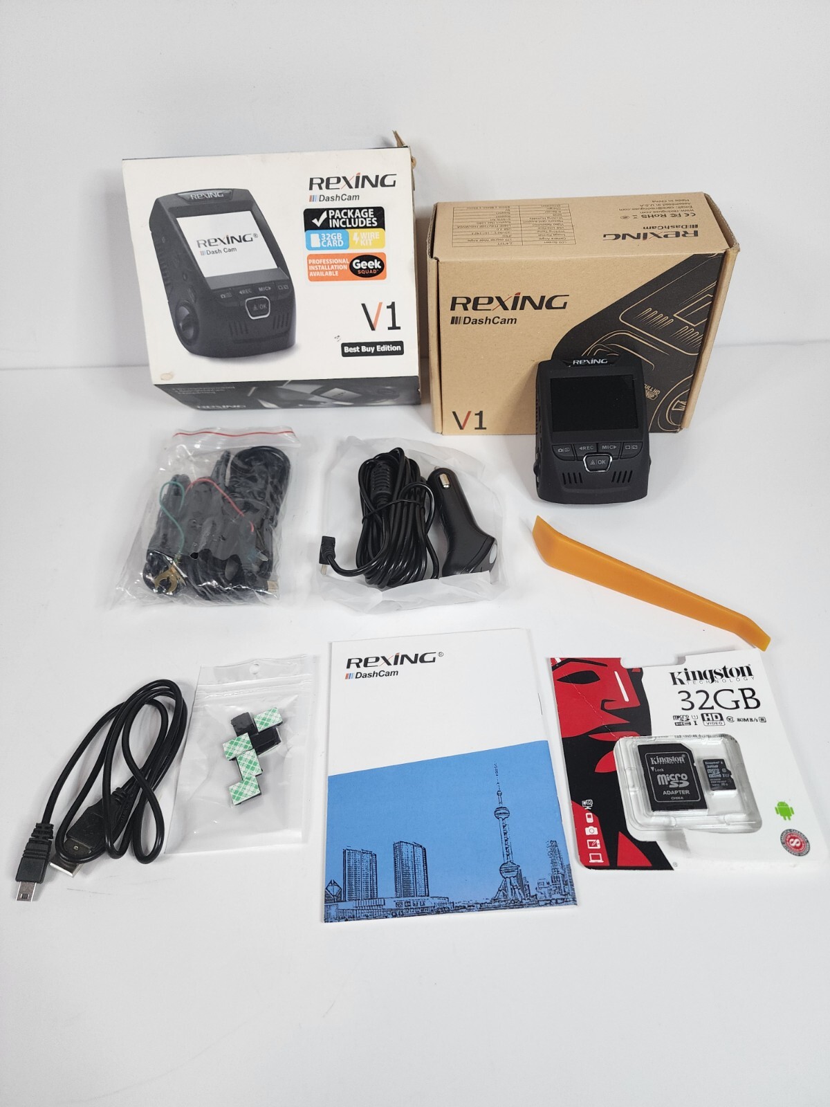 Rexing V1P Plus V1P-PLUS-BBY Front 1080p ONLY