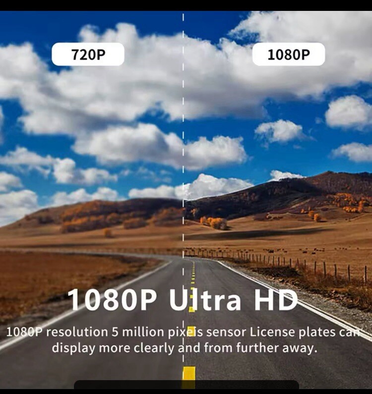 1080P Dual Lens Car Dash Cam G-Sensor Front and Inside Camera With 32GB SD CARD