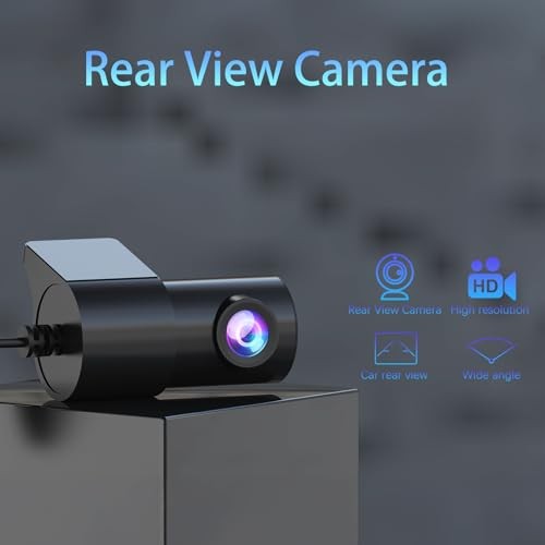 Rear Camera for Dashcam D435, 1080P Back Up Camera