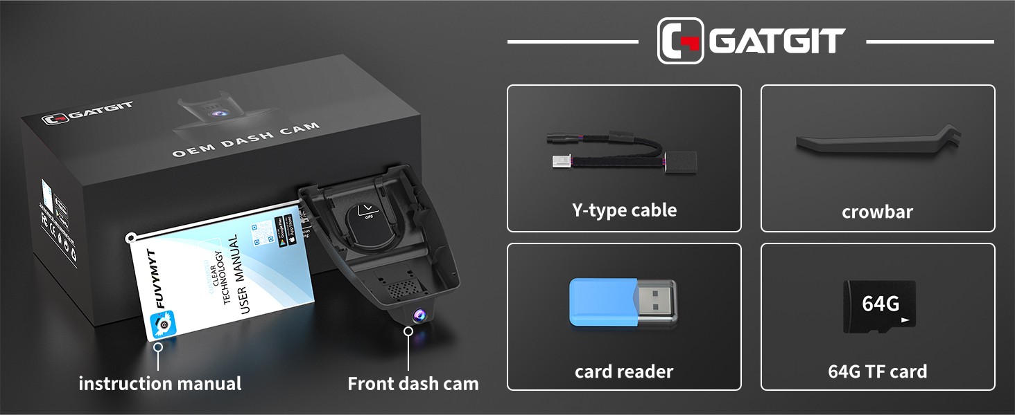 4K Dash Cam Toyota Prius 2023-2026 Prime Plug-in Hybrid Camera WiFi App GPS HDR