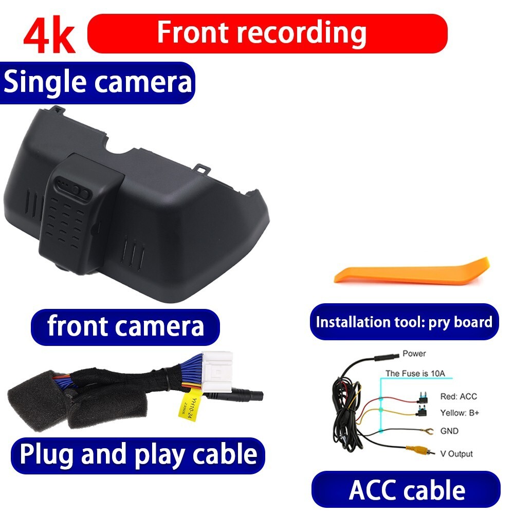 4K HD DVR Dash Cam Camera For Toyota Land Cruiser Prado 250 LC250 J250 2024 2025