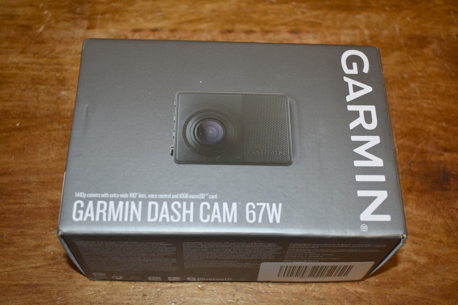 Garmin Dash Cam 67W – Black (010-02505-05) 1440p Extra Wide Lens Voice Control