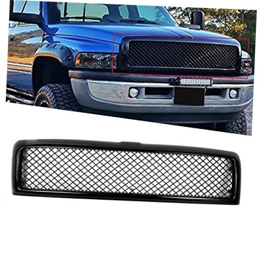 Grille Compatible For Dodge Ram 1500 2500 3500 Mesh Front Grille 1994 1995