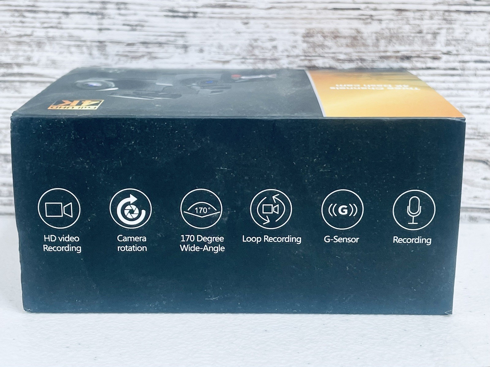 Dash Cam, 3 Channel Dash Cam, 4K+1080P Dash Cam Front and Inside Triple Dash Cam