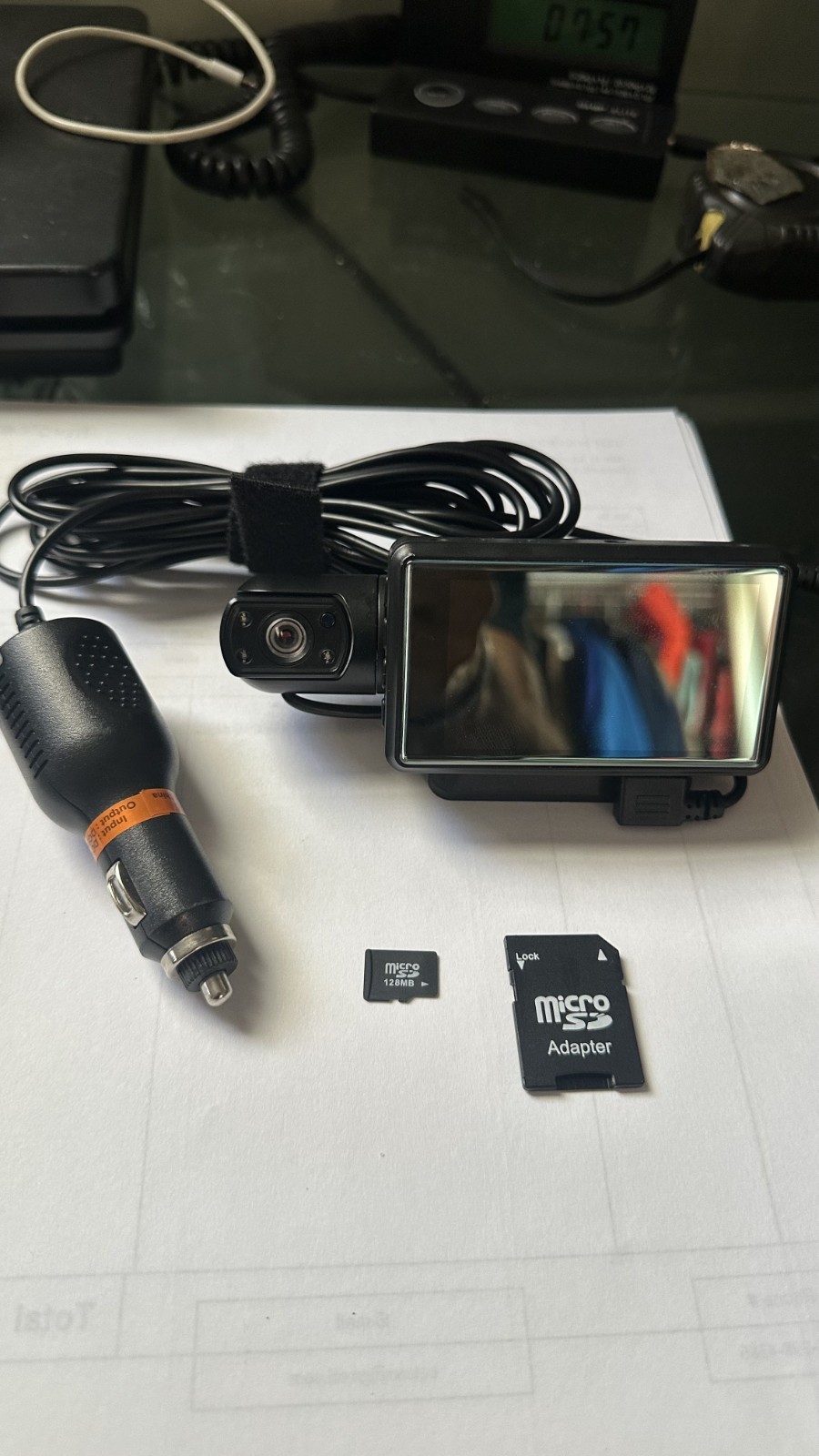 Dual Lens Car DVR Dash Cam Video Recorder G-Sensor 1080P Front and Rear Camera