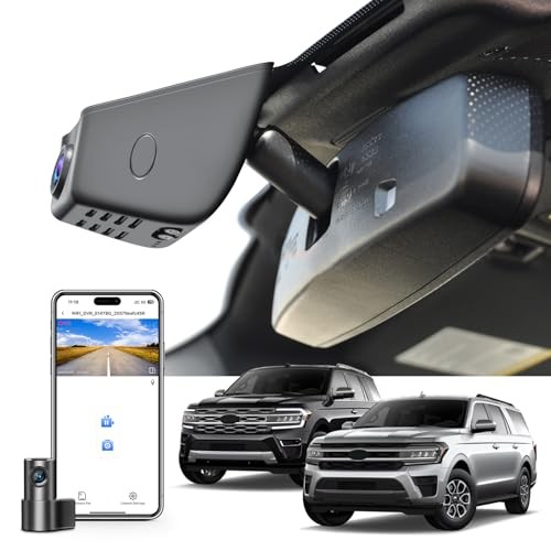 Front 4K & Rear 1080p Dash Cam for Ford Expedition/Expedition MAX 2018-2026 |