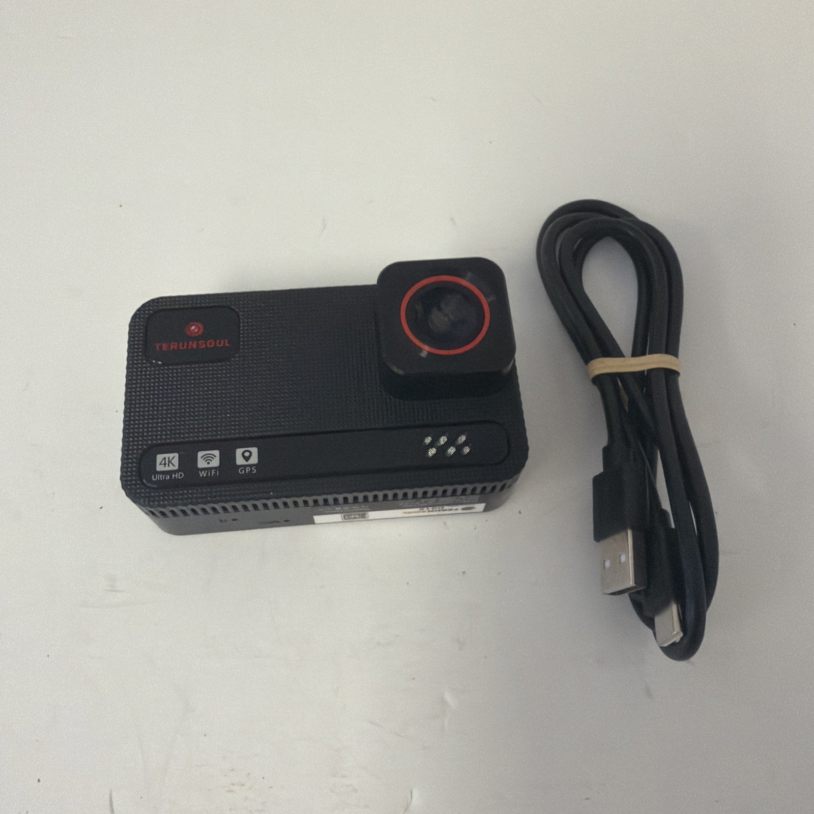TERUNSOUL D016 4K Dash Cam Front W/ Cable *NO MOUNT*