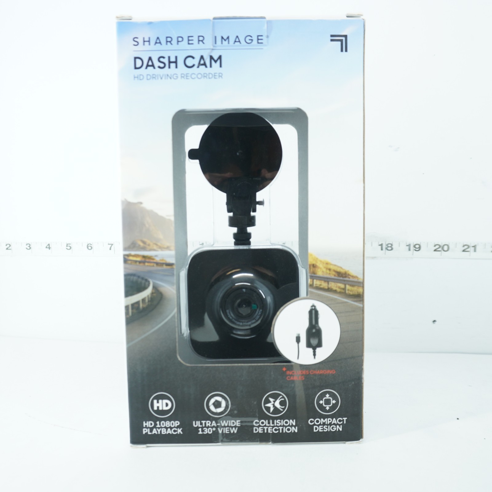 SHARPER IMAGE DASHBOARD CAM HD DRIVING RECORDER