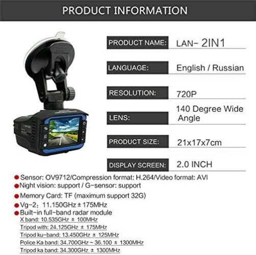 Radar Detector with Full Frequency Coverage