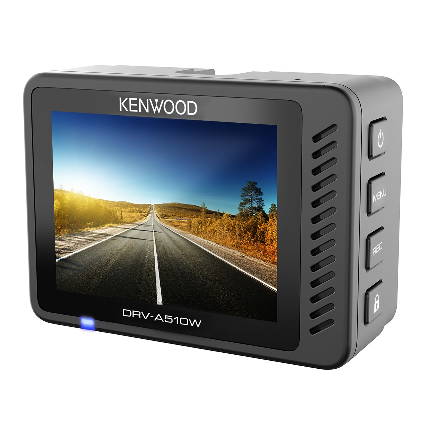 KENWOOD(R) DRV-A510WDP Front 1440p and Rear 1080p Compact Dash Cams with…