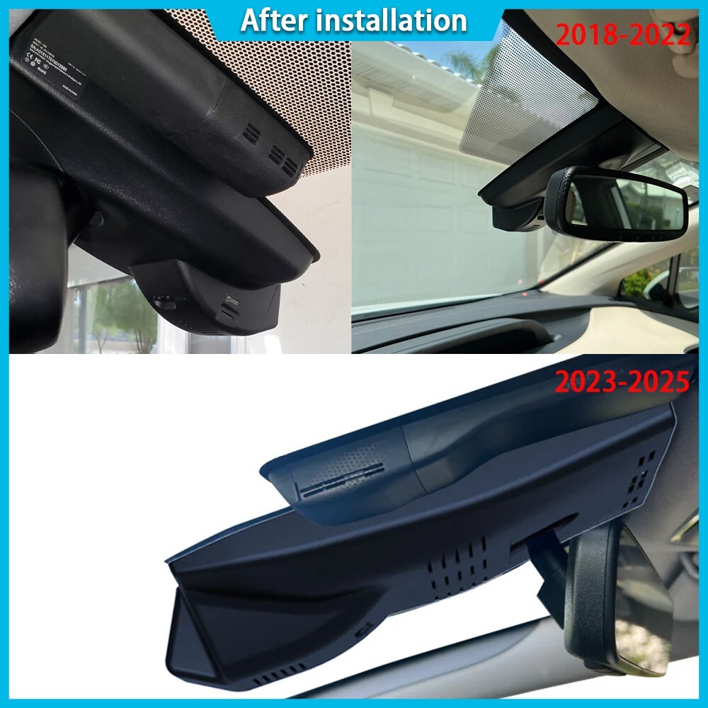 Plug and Play 4K Wifi DVR Dash Cam Camera for Toyota Prius XW50 XW60 2018-2026
