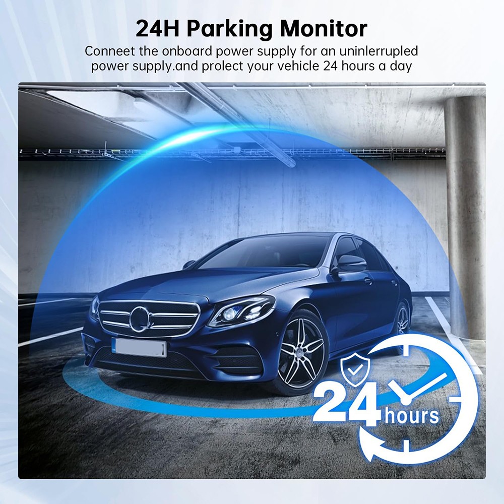 Universal Dash Cam Hardwire Kit 12-24V Mini USB Hard Wire Cable Fuse for Car