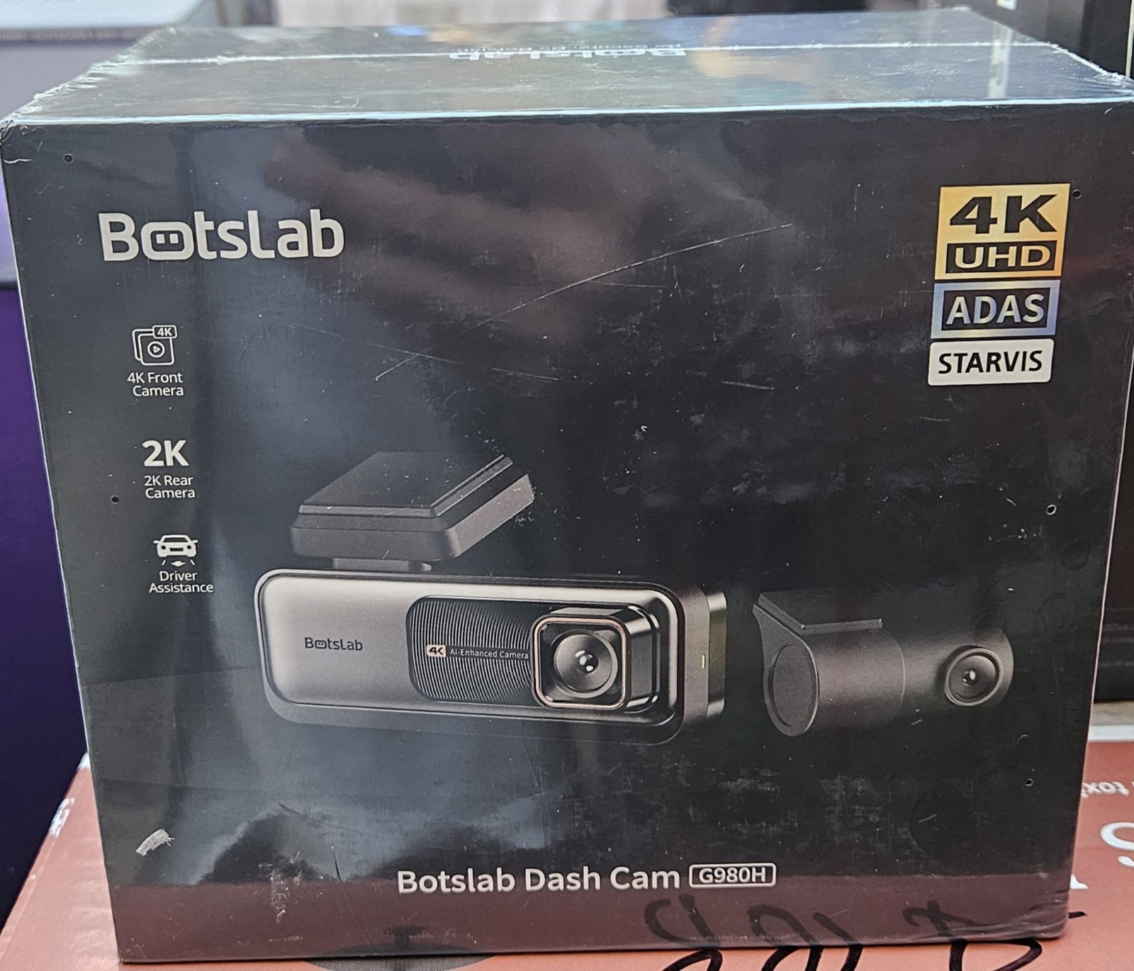 Botslab 360 G980H 4k UHD ADAS Starvis Dash Camera With GPS
