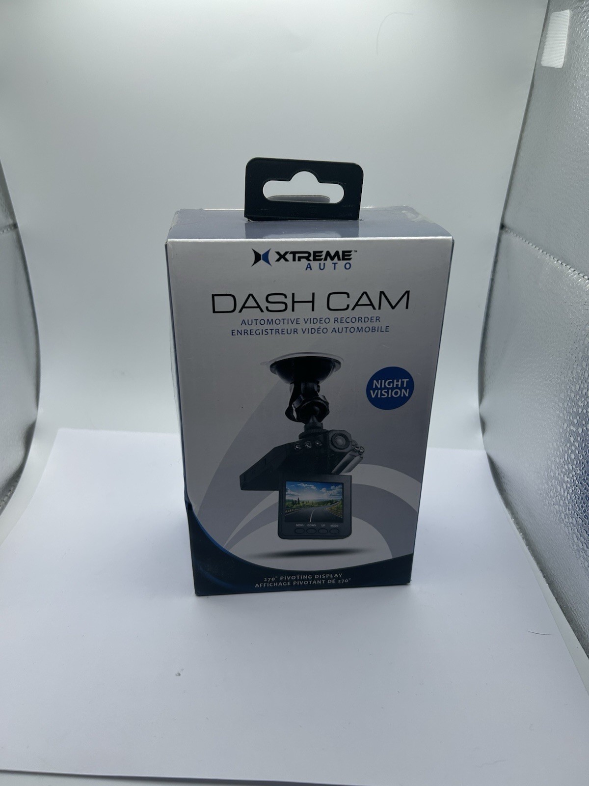 Extreme Auto Color Dash Cam #XDC6-1002-BLK Mount USB Cable & Car Charger