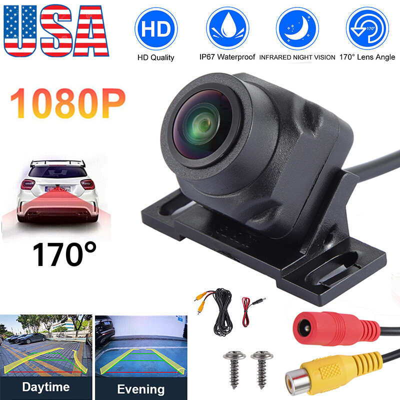 Car Rear View Backup Camera Waterproof Reverse Parking Guideline Night Vision US