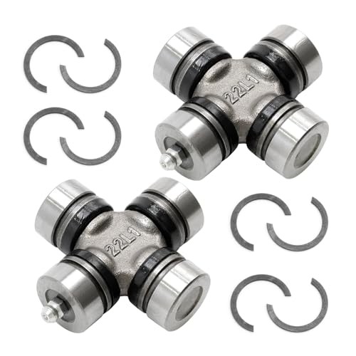 2 Pack 49050-1060 Rear Front Propeller Drive Shaft U-Joint, Replacement for