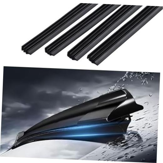 4PCS Wiper Blade Refill, Universal Car Accessories, 26″ Adjustable Size 22Inch