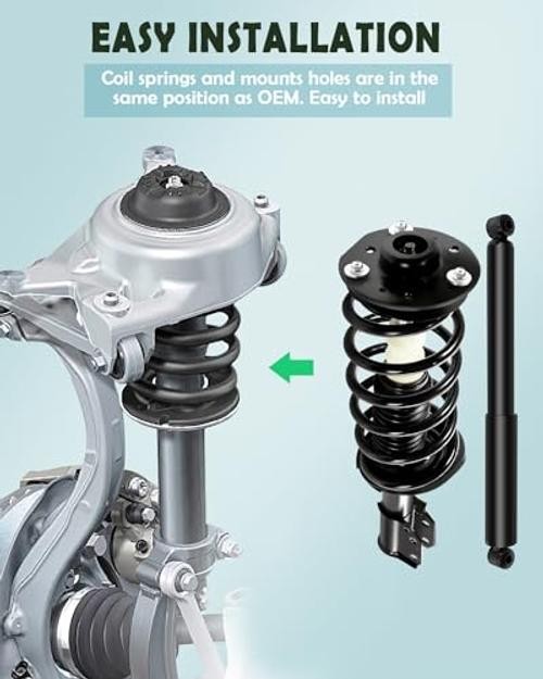 Front and Rear Struts Assembly for Equinox 2010-2017 4-Pack | Replace 272527