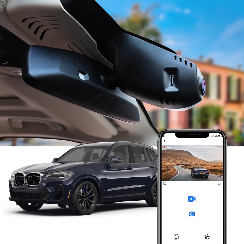 Fitcamx 4K Dash Cam BMW X3 2018-2024 G01