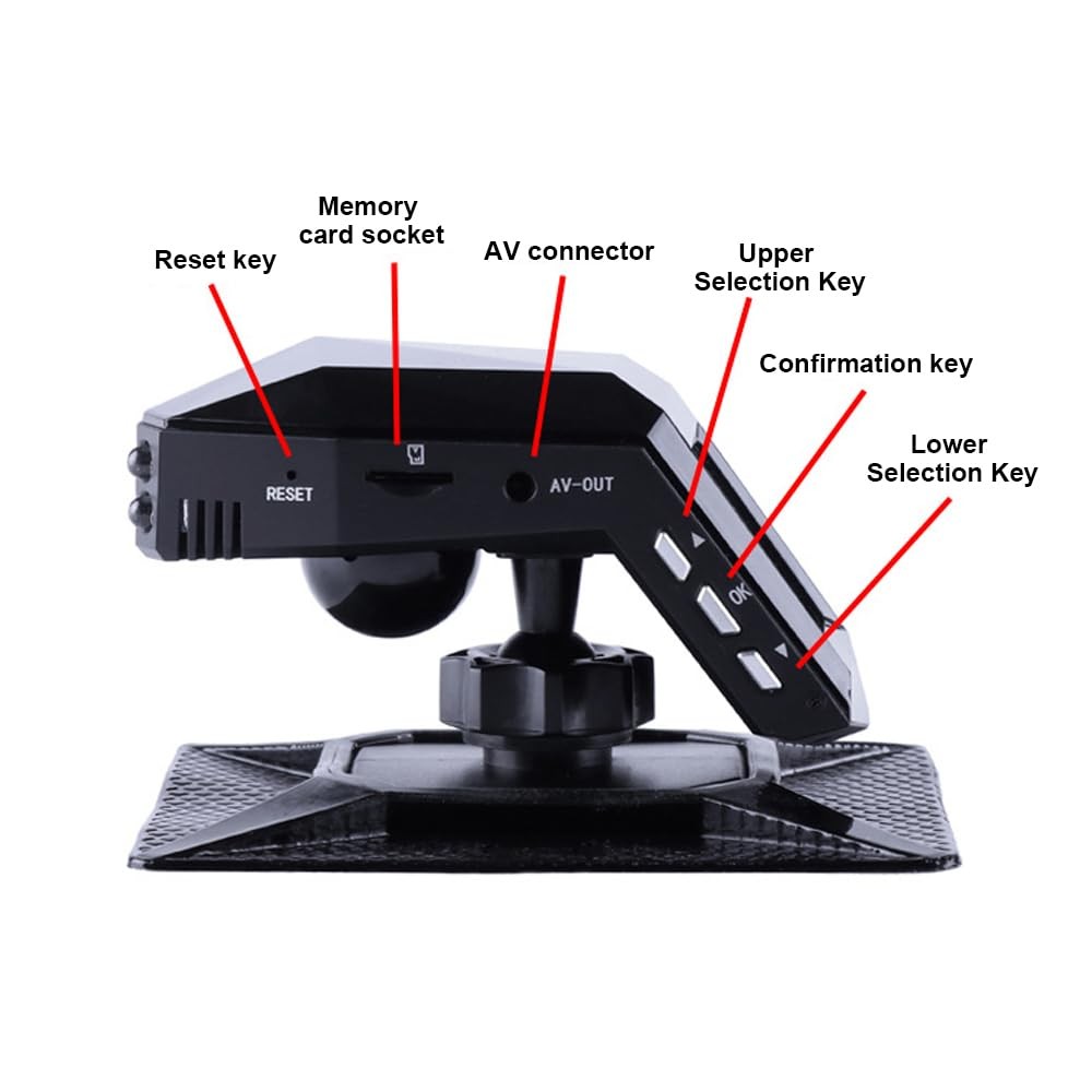 Dash Cam for Cars 1080P 170° Wide Angle 2-in-1 Dashboard Camera and Aromather…