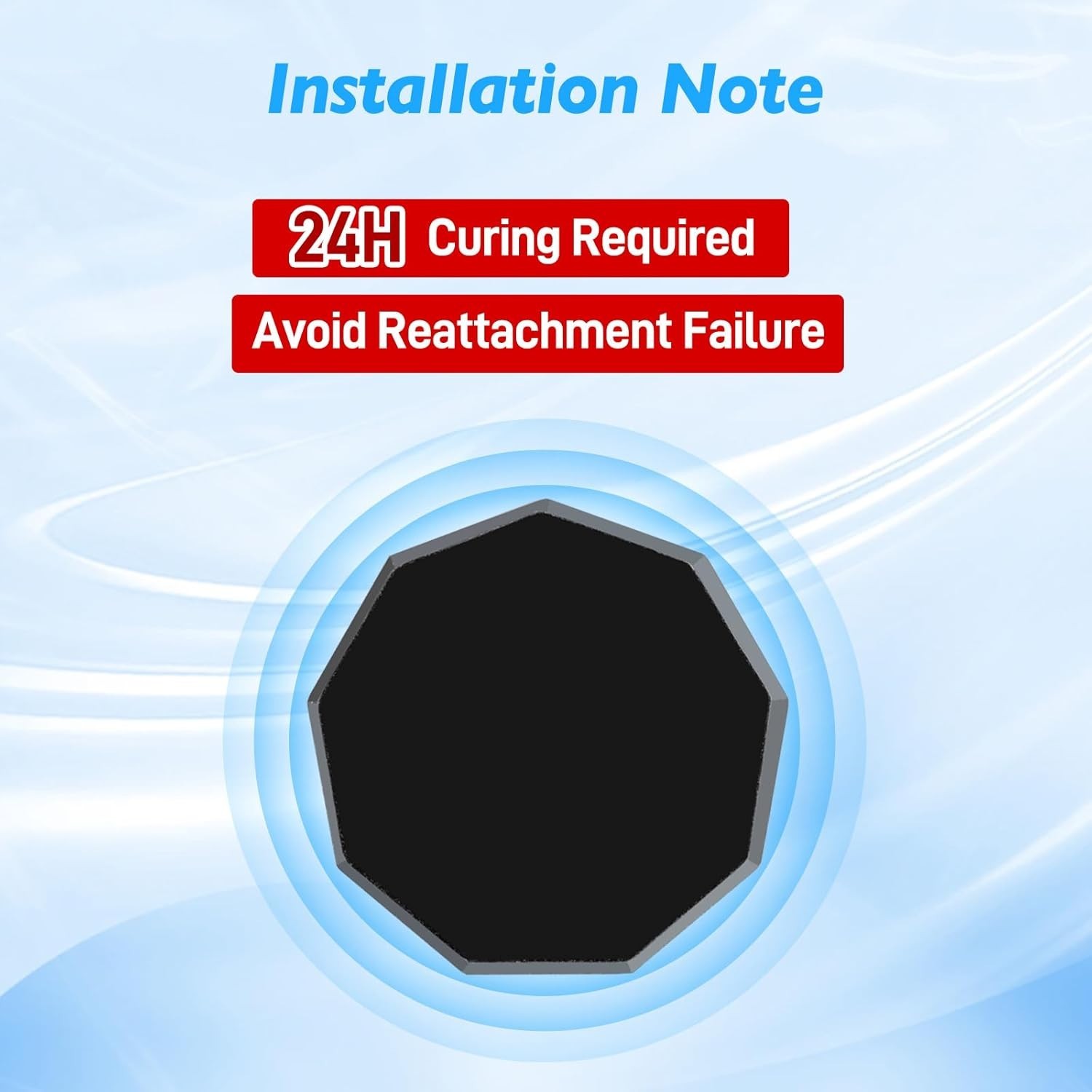 4 Pcs Metal Adhesive Replacement for Garmin Magnetic Dash Cam Mounts