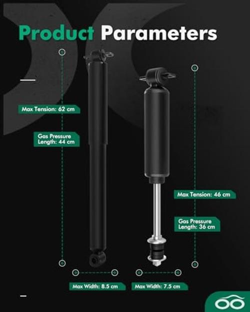 Front Rear Shocks 4pcs for Chevy Express 2500 RWD AWDshock absorbers | Front