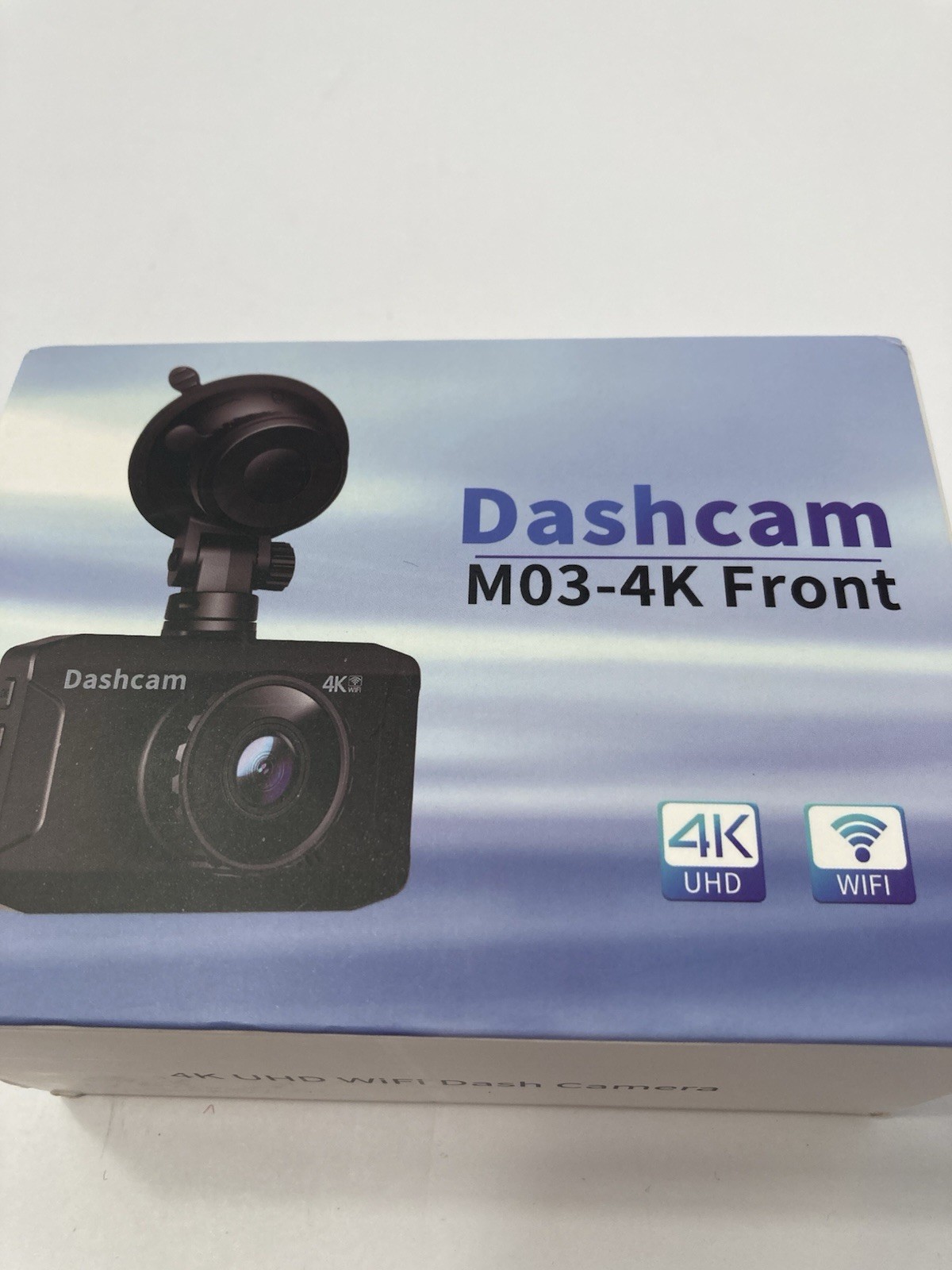 4k dash cam front with built in Wi-Fi new in box