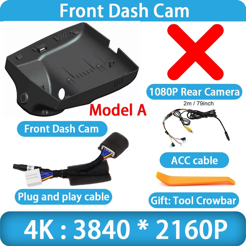 for Trumpchi GAC M6 GM6 GN6 Pro Max 2018-2025 4K Video Wifi DVR Dash Cam Camera
