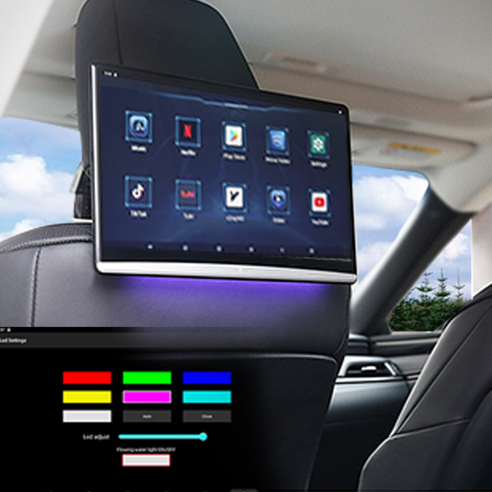2G+32GB 13.3 Inch Car Headrest Multimedia MP4 MP5 Video Player HD Screen Monitor