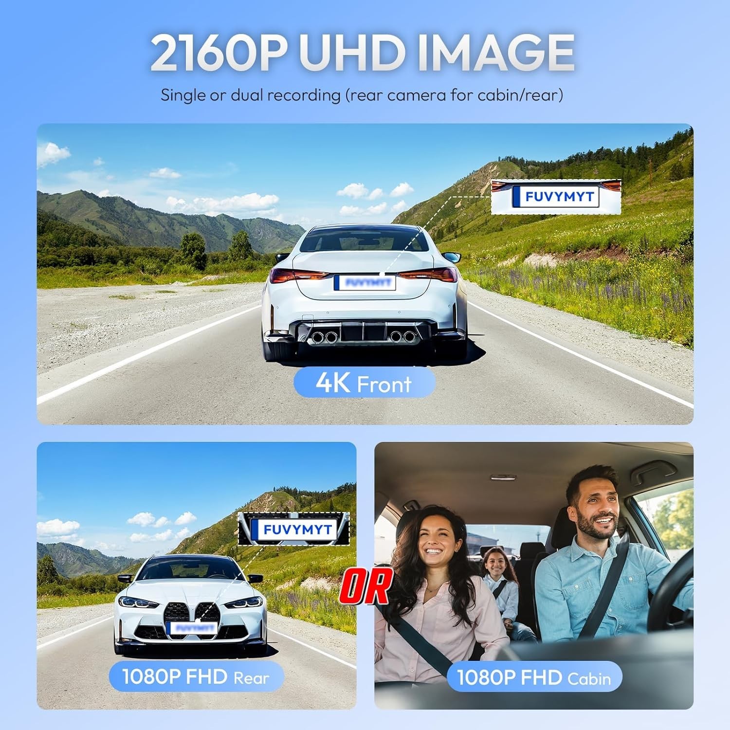 4K Dash Cam-Toyota Corolla 2023-2026 Sedan Hatchback Hybrid OEM 64GB CARD WiFi