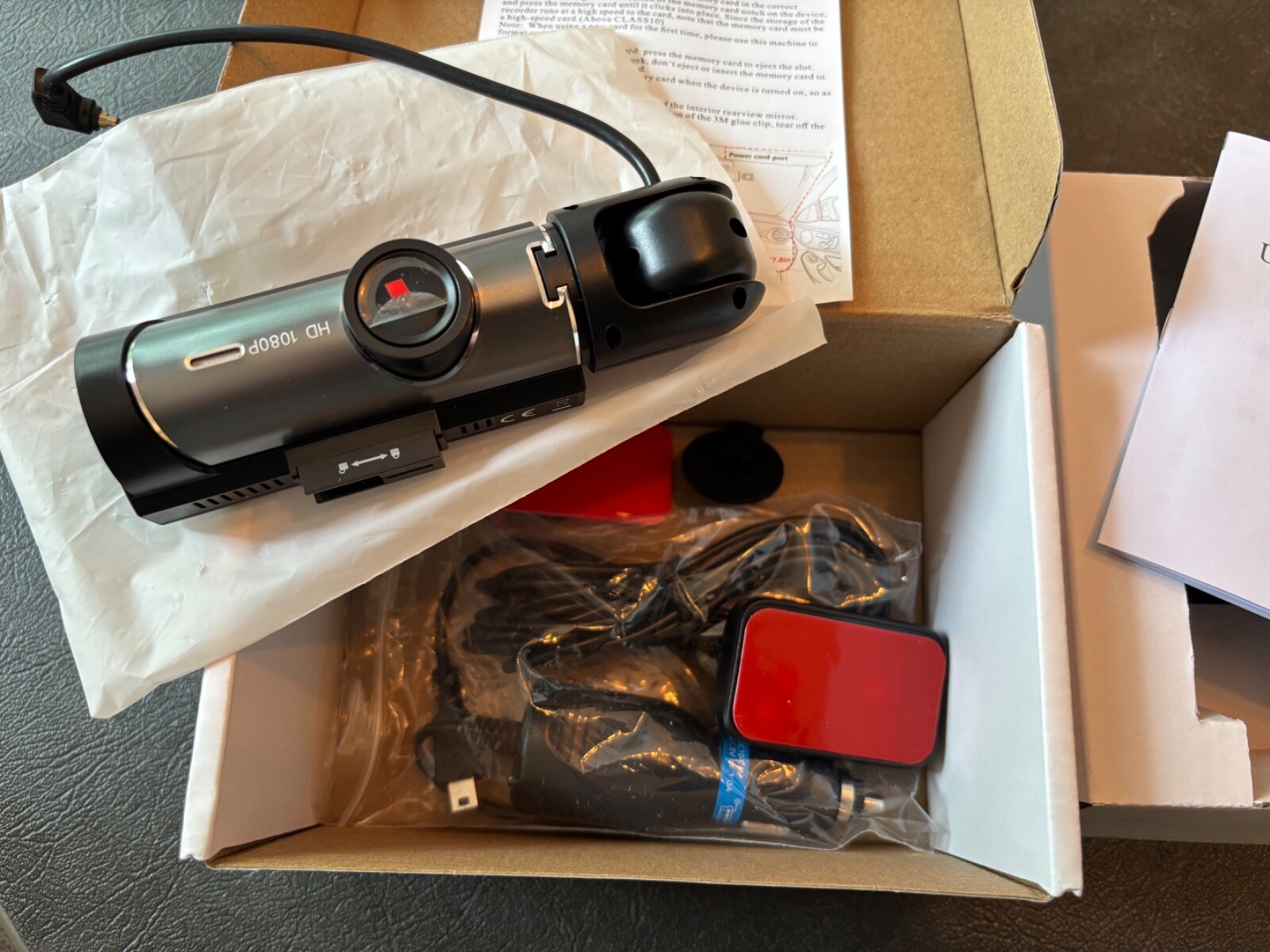 CARDVR Video Dash Cam Front/Rear Model A9 32GB Mini for Vehicle HD1080P