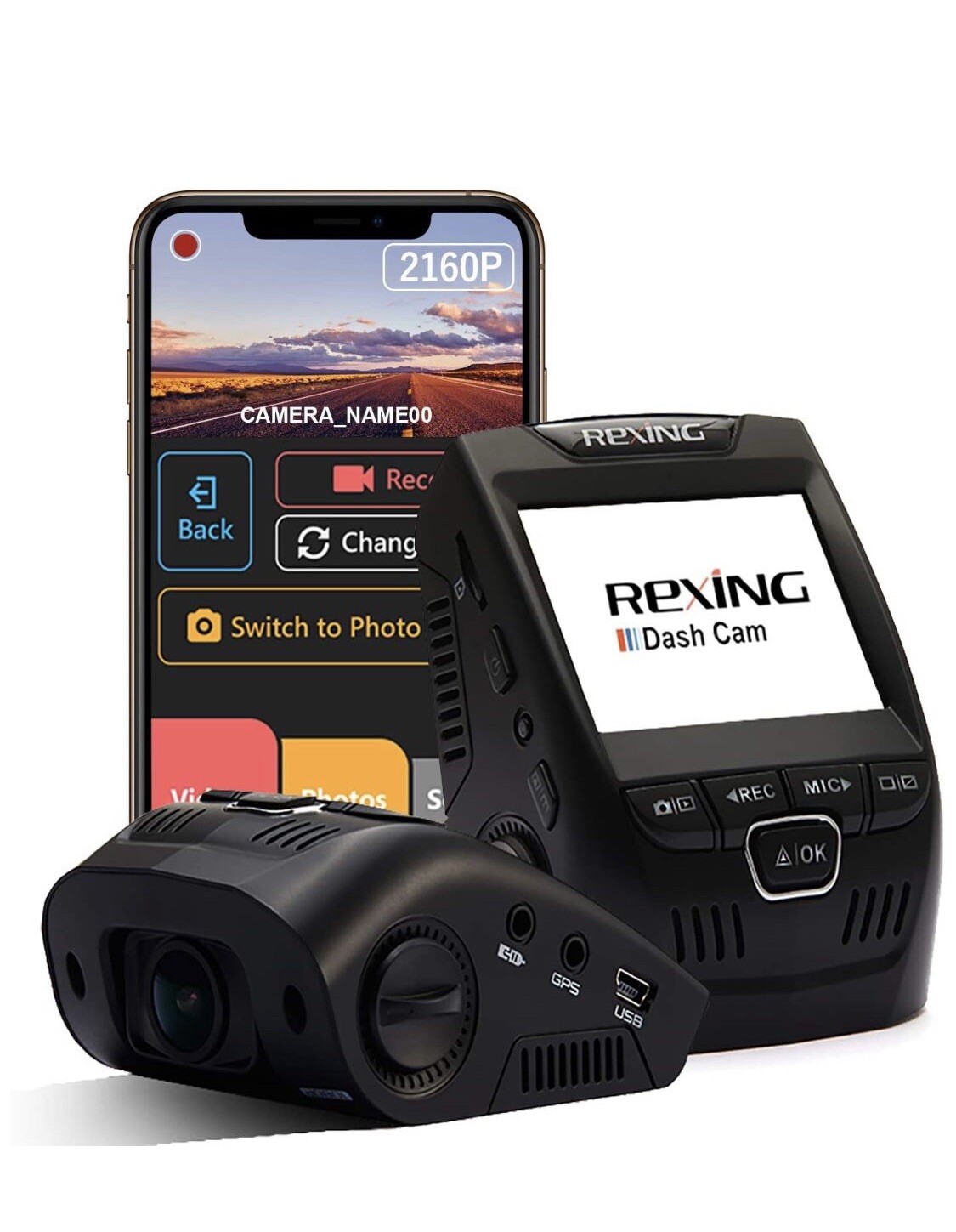 Rexing V1 FHD 1080p Wi-Fi Wide Angle Car Dash Camera