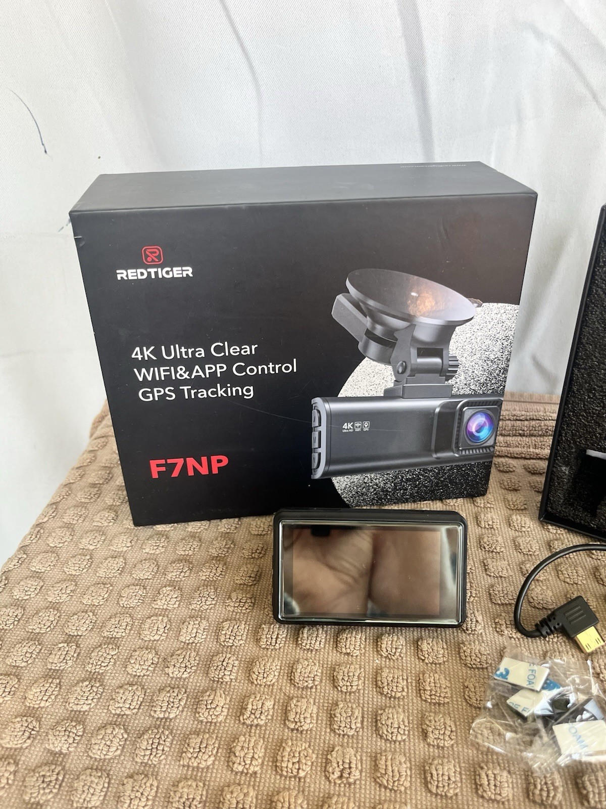 REDTIGER F7NP 4K Dash Cam Front & Rear, WDR Night Vision, WIFI & GPS