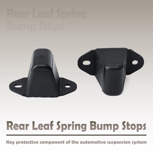 2Pcs Rear Leaf Spring Bump Stops Compatible with Jeep Wrangler YJ 1987 1988