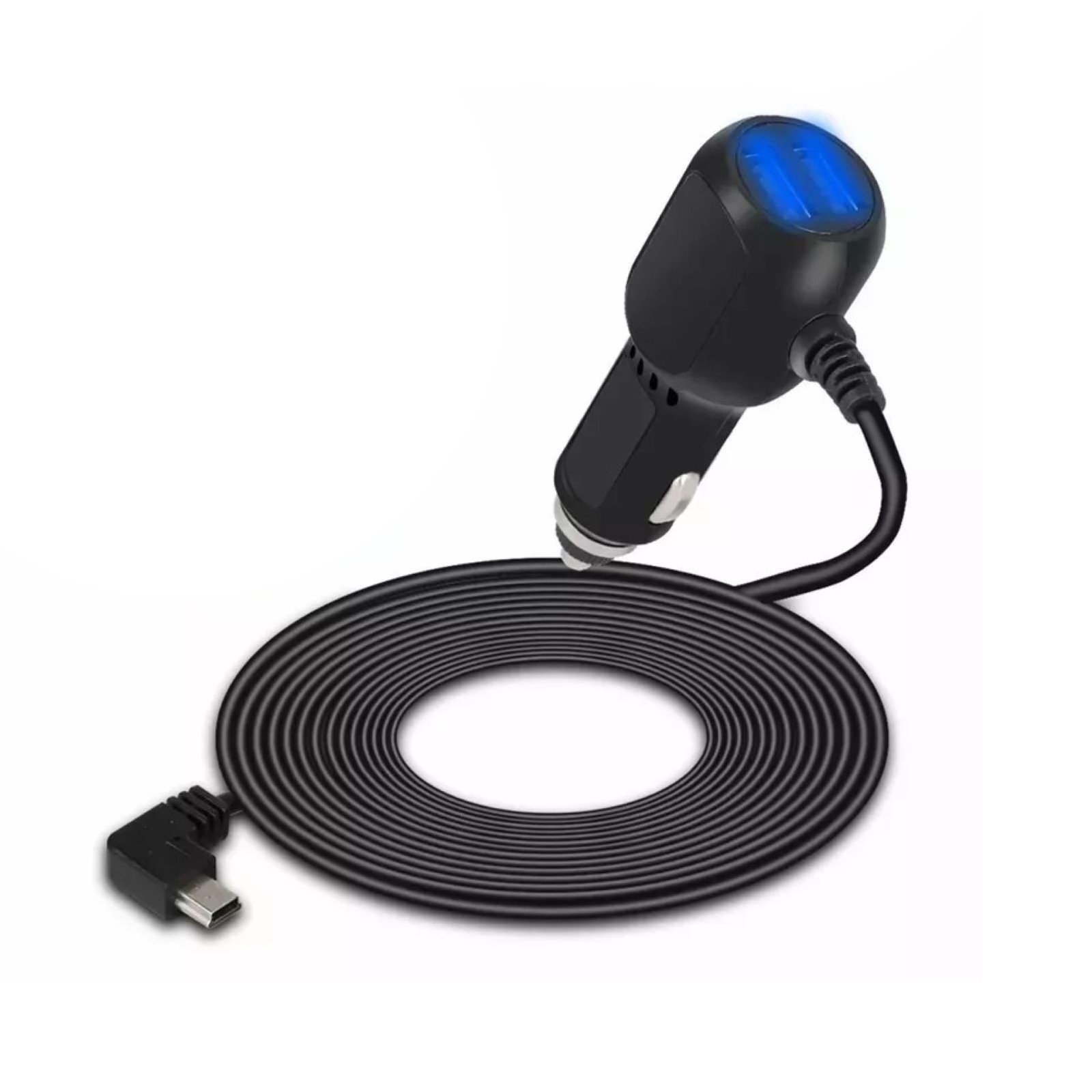 12V-24V USB Dash Cam Car Charger Cable Power Cord Supply for Camera GPS