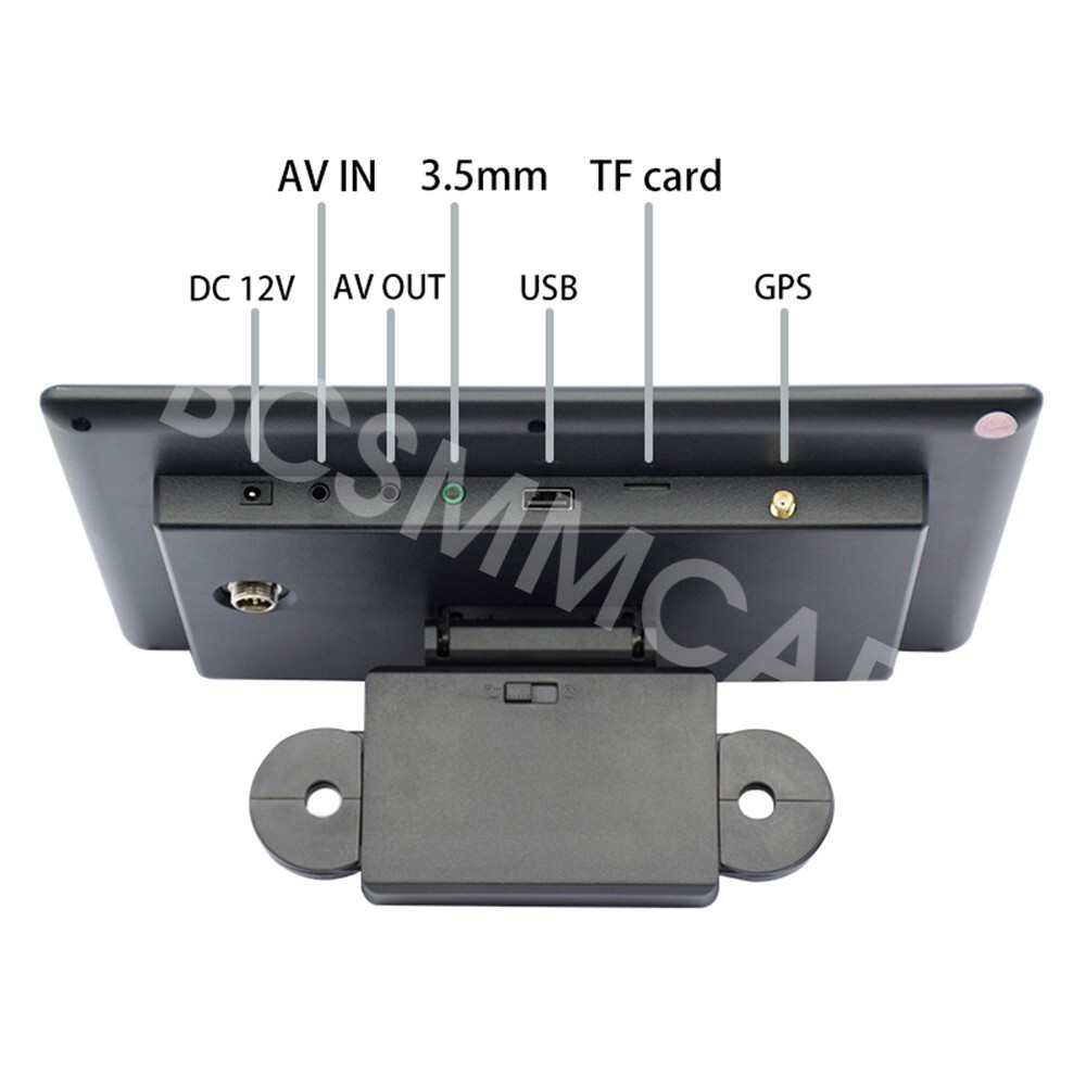 Touch Screen Car Headrest Monitor MP5 Player GPS Rear Seat Monitor Mirror Link