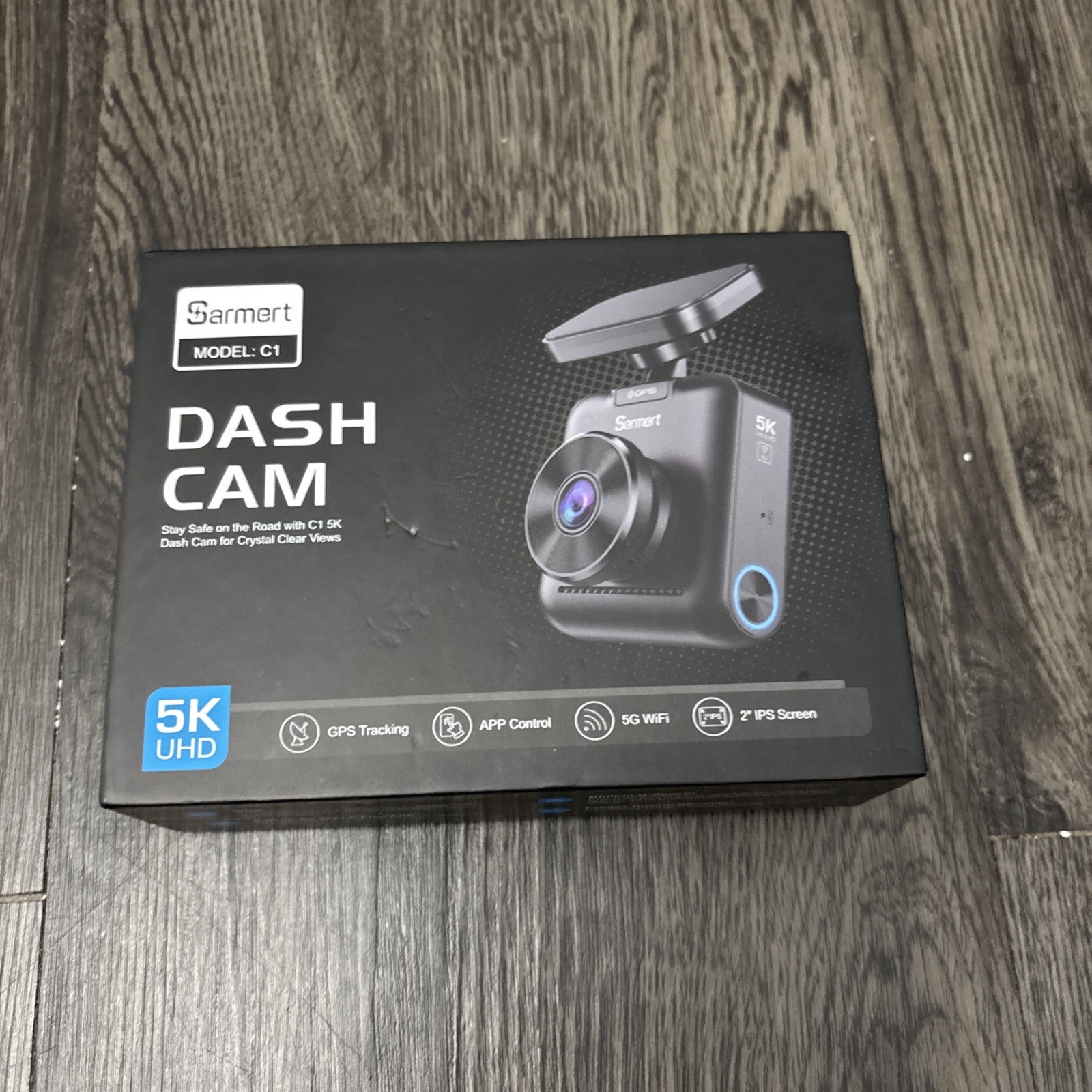 Sarmert C1 5K Dash Cam – Built-in GPS and 5G WiFi, 5K/4K/2.5K UHD Dashcam wit…