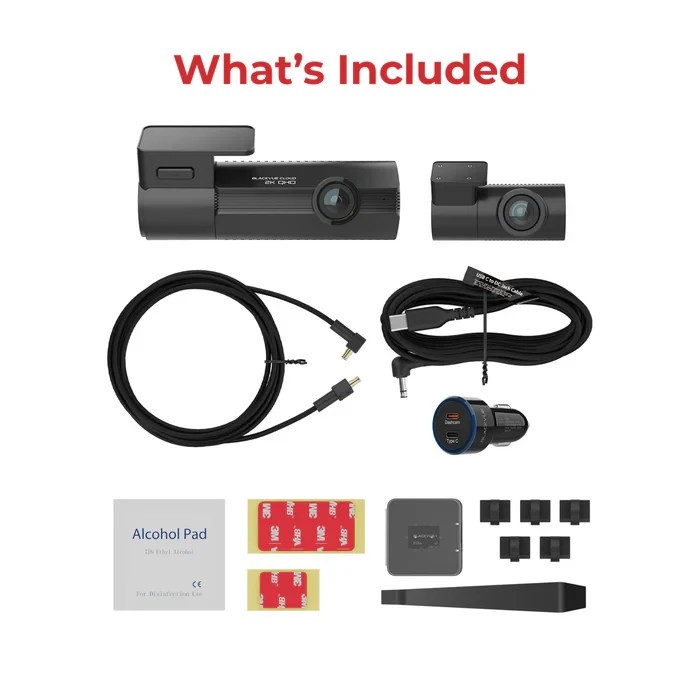 BlackVue Elite 8-2CH Car Dash Cam Dual 2K QHD Front & Rear STARVIS 2 HDR GPS NEW