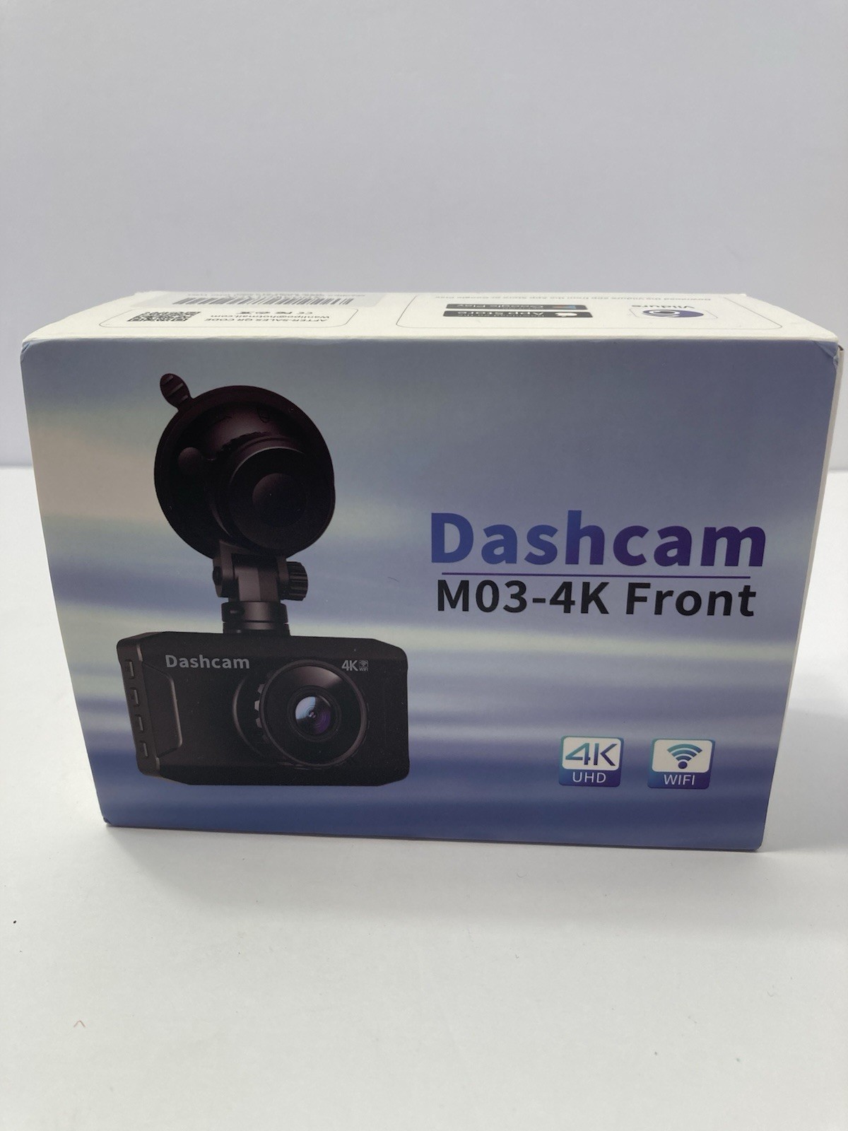 4k dash cam front with built in Wi-Fi new in box